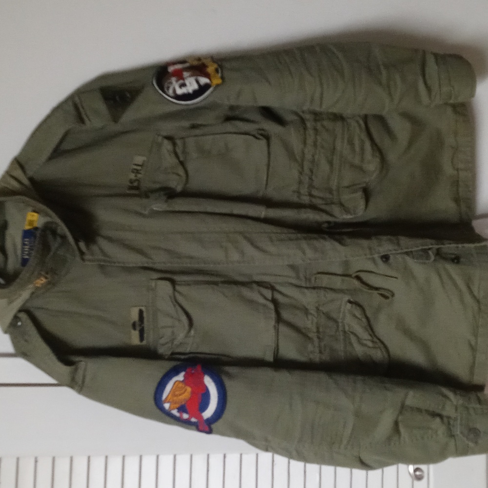 Mens POLO JACKET HOODIE size xl